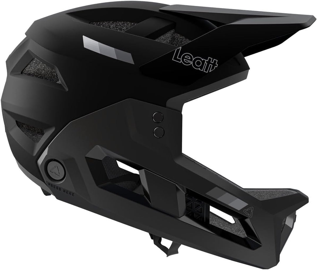 Leatt Unisex-Youth MTB Enduro 2.0 Jr V23 Helmet XS Stealth, XS Stealth