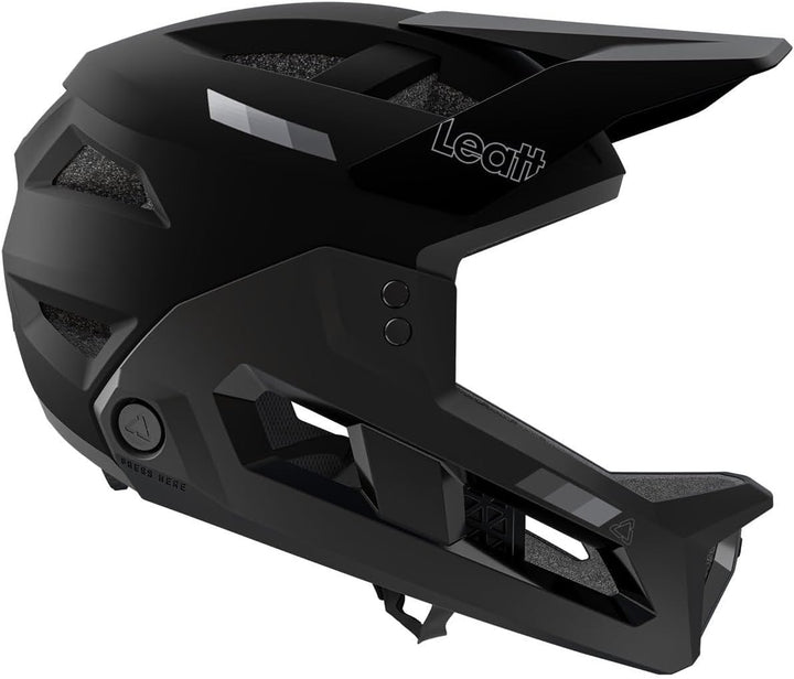 Leatt Unisex-Youth MTB Enduro 2.0 Jr V23 Helmet XS Stealth, XS Stealth