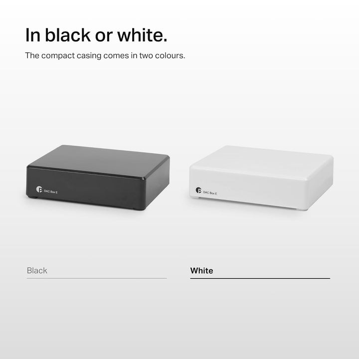 Pro-Ject DAC Box, E Digital/Analog Wandler, Weiss Weiss, Weiss