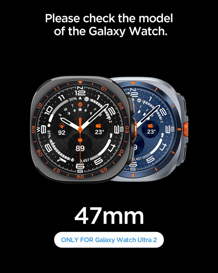 Spigen Rugged Armor Pro Hülle mit Band für Samsung Galaxy Watch Ultra 2 | TPU-Unibody-Hülle mit Armb