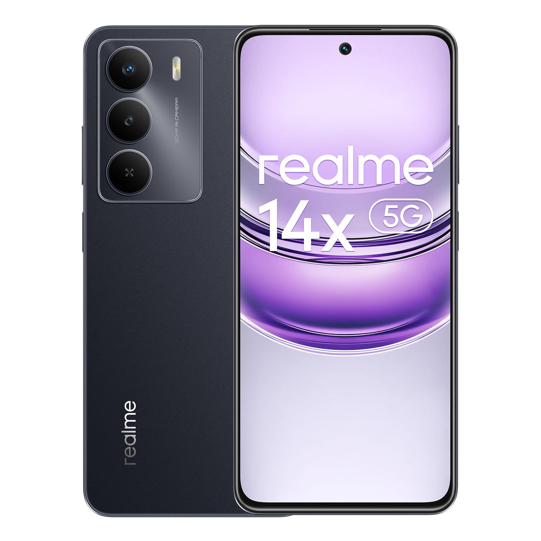 realme 14x 5G Smartphone 6+128GB, Peridot Green, 6.67 Zoll Bildschirm, 120Hz Display, 5000mAh Akku,