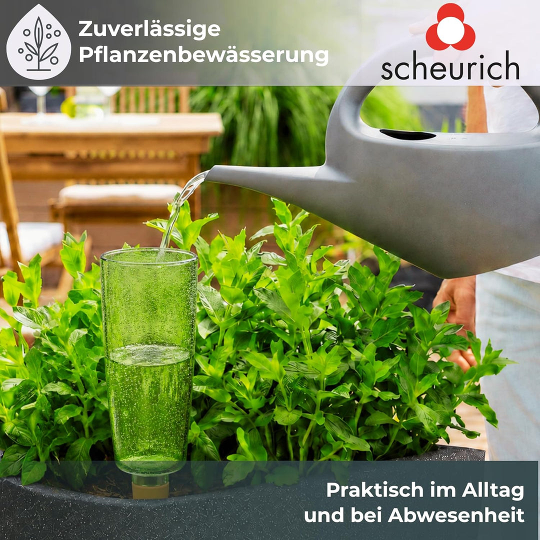 Scheurich Copa XL Bewässerung Wasserspender Bewässerungskugel grün transparent (2, Grün), 2