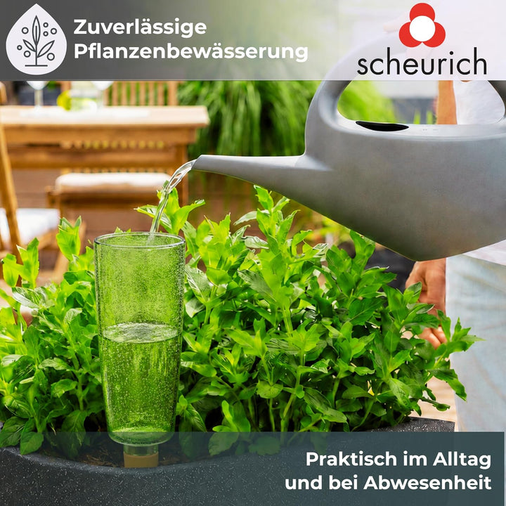 Scheurich Copa XL Bewässerung Wasserspender Bewässerungskugel grün transparent (5, Grün), 5