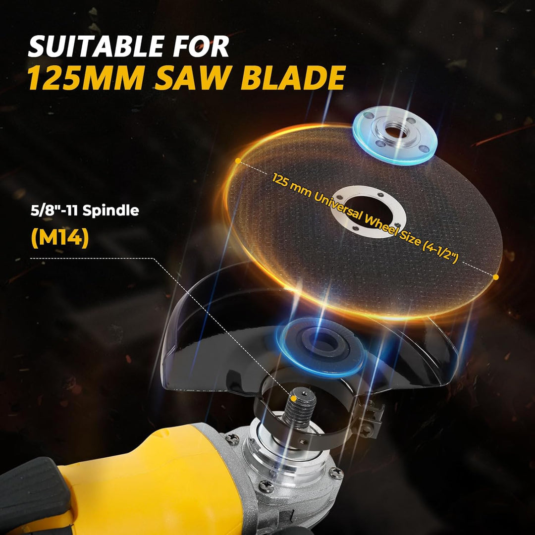 Akku-Winkelschleifer für Dewalt 18 V 20 V, 125 mm, 8500 U/min, bürstenlos, elektrisch, 3-Gang-Schlei
