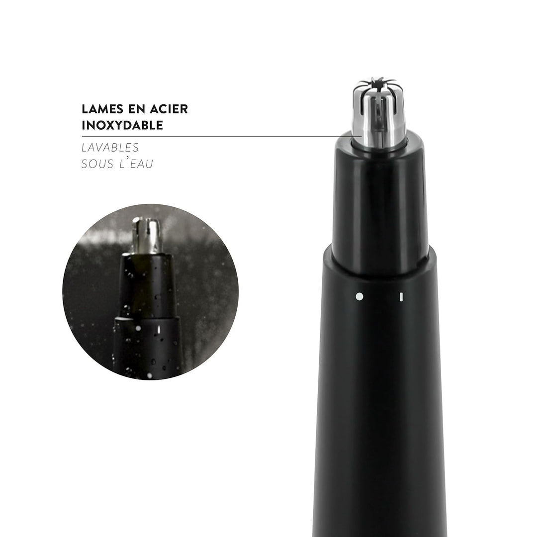 JEAN LOUIS DAVID - Nasen- und Ohrhaartrimmer - Präzisionstrimmer, Wiederaufladbar - Lithium-Ionen-Ba