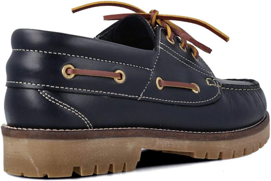 PAYMA - Herren Damen Kinder Bootsschuhe Segelschuhe Mokassins aus Seahorse Geölt Leder 3 Eye Classic