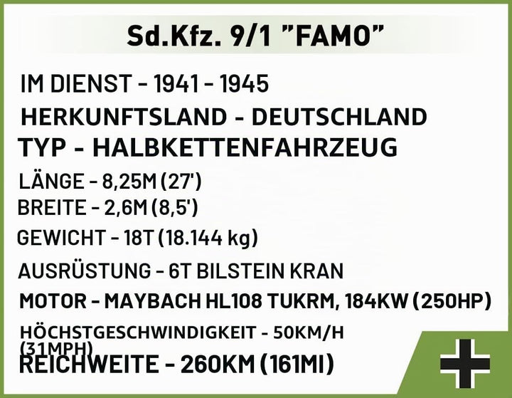 COBI Sd.Kfz. 9/1 "FAMO
