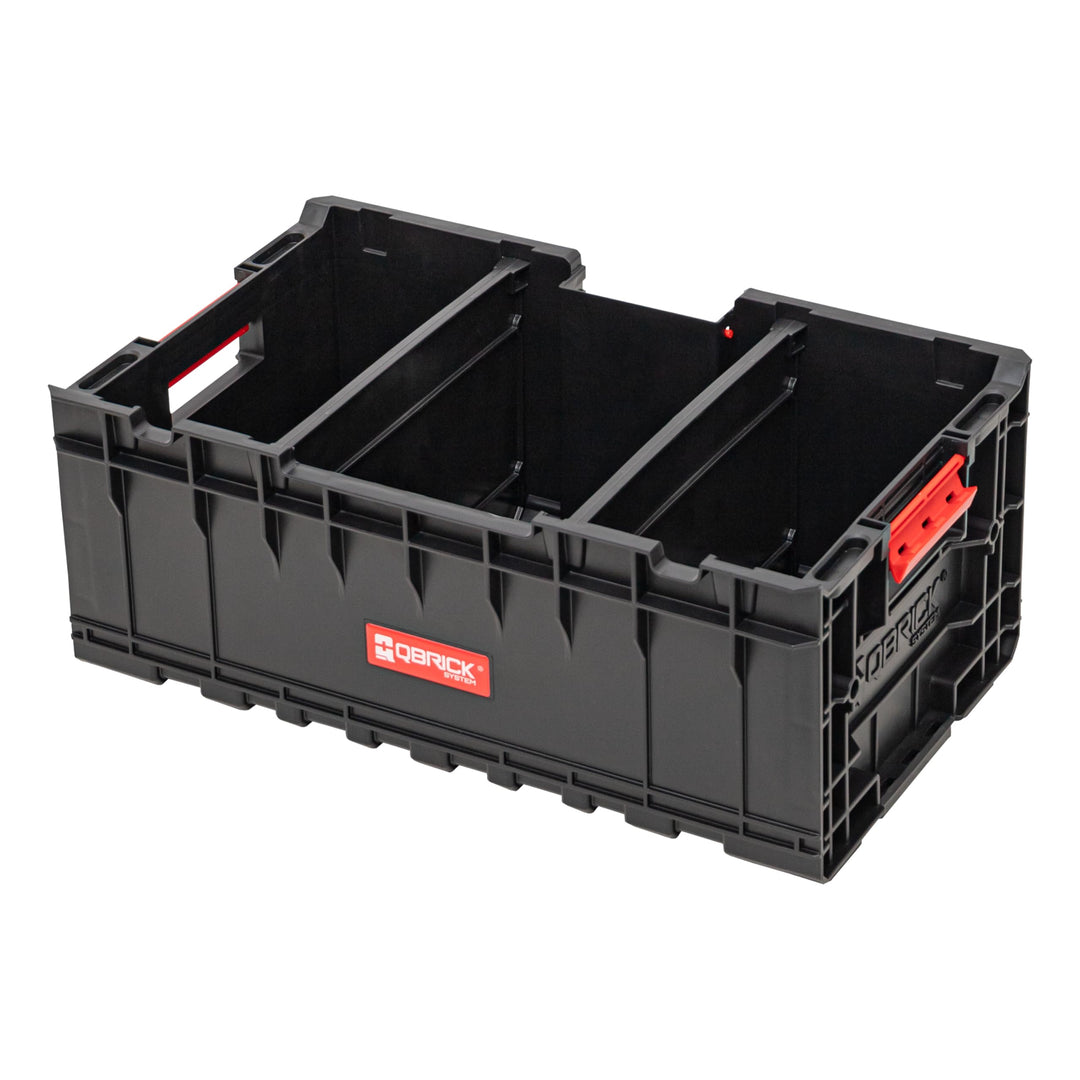Qbrick System Werkzeugkoffer Werkzeugkasten Leer Werkzeugkiste Box Behälter ONE Box 2.0 Plus Schwarz