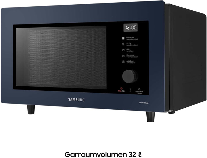 Samsung MC32DB7746KDE1 Bespoke Mikrowelle mit Grill und Heissluft, 32 l, 900 W, Smart Control, AirFr