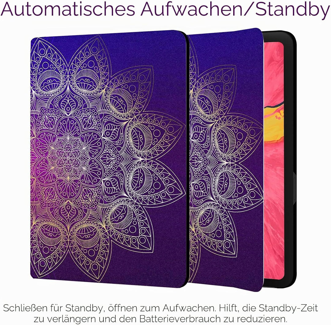 PT Berkin Arts iPad 10. Generation Hülle 2022 (10.9 Zoll) A2757/A2696/A2777 Folio Case Premium-Leder