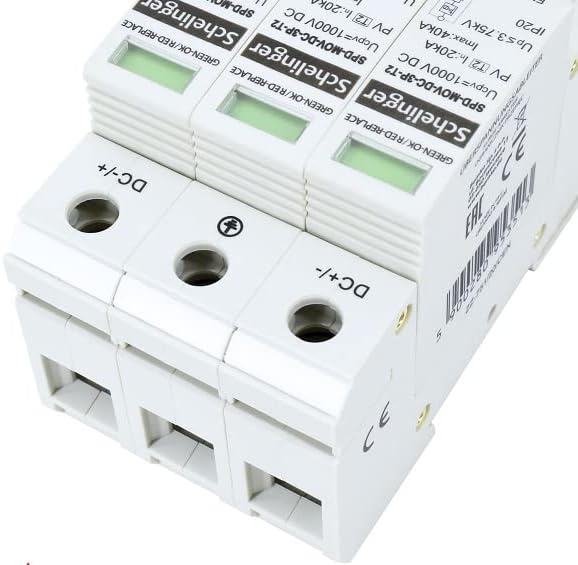 Überspannungsschutzgerät 1000V DC T2 C 3P - Wirksamer Schutz für die Elektroinstallation in Ihrem Ha