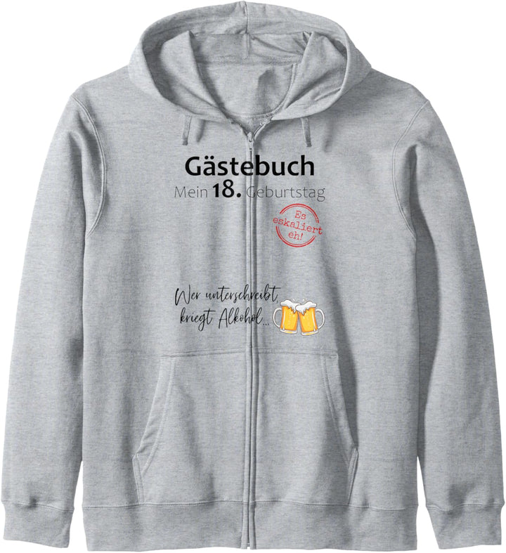 18. Geburtstag Junge Mädchen 18 Jahre 2006 Lustig Geschenk Kapuzenjacke