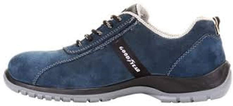 Goodyear Spaltleder Schuhe G138/3052C Blau Grösse 47 47 EU, 47 EU