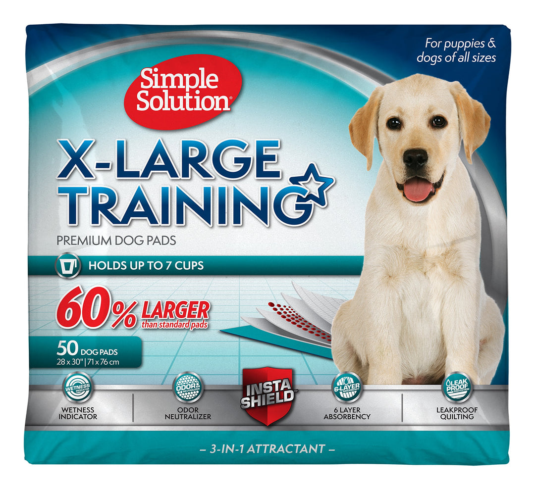simple solution Einfache Lösung Extra grosse Hunde Training Pads, 28 x 30, 50 CT (Verpackung kann va