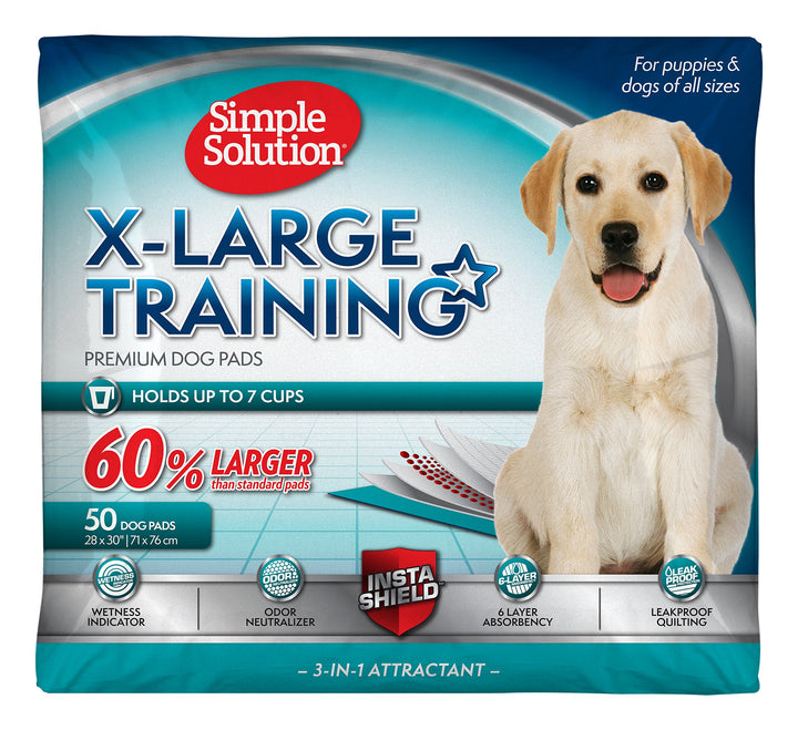 simple solution Einfache Lösung Extra grosse Hunde Training Pads, 28 x 30, 50 CT (Verpackung kann va