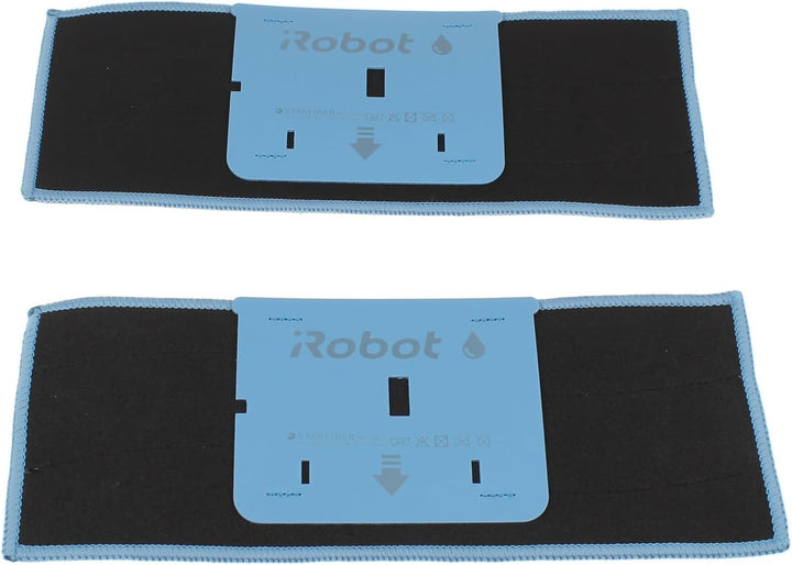 iRobot Originalteile - Waschbare Tücher für die Serie Braava Jet m (2 Stück) - Grau - Wiederverwendb