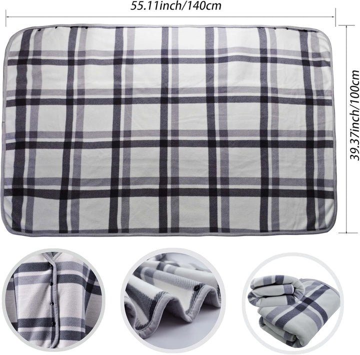 beifon Poncho Winter Warm Damen Decke Flanell Fleece Poncho Cape Weiche Dicke Winter Warm Wrap Ponch