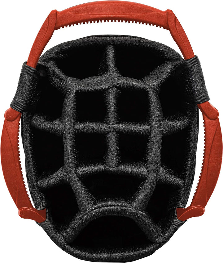 LONGRIDGE Unisex-Adult 2 Waterproof Stand C/Bags Wasserdicht Cart Einheitsgrösse schwarz/rot, Einhei