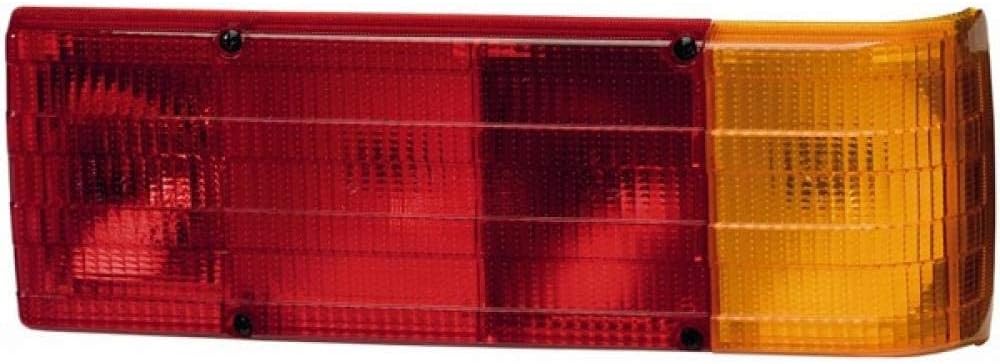 HELLA Rückleuchte - Glühlampe - 12V - Einbau/geschraubt - nicht SAE/ECE - Lichtscheibenfarbe: rot/ge