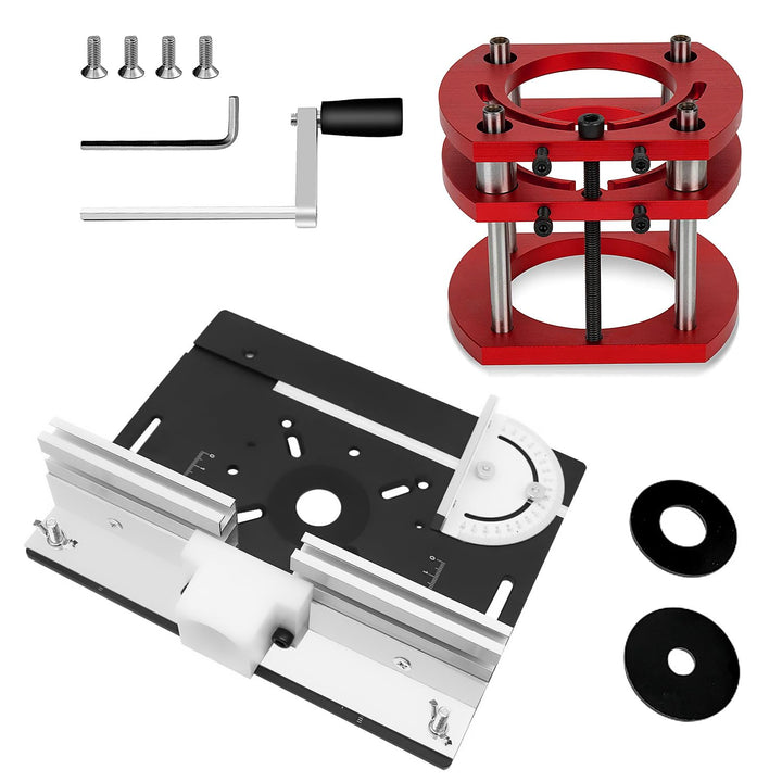 Frästisch für Oberfräse Einlegeplatte Set, OberfräSentisch und Tischfräsmaschine, Router Table, Plan