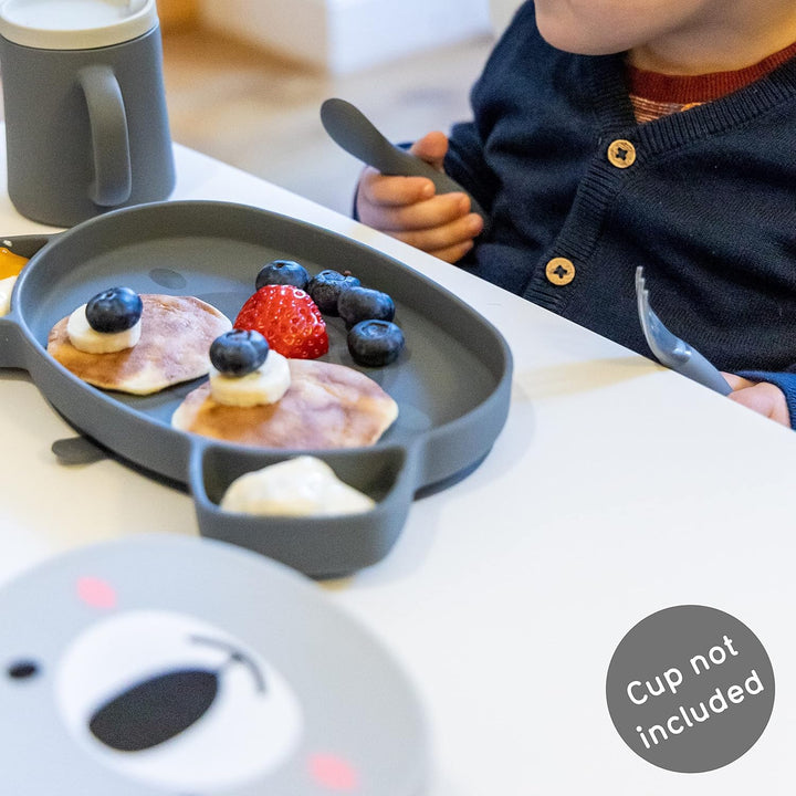 TUM TUM Baby Geschirrset - Babyteller mit Saugnapf, Breischale und Esslernbesteck, 6m+ Kev Koala, Gr