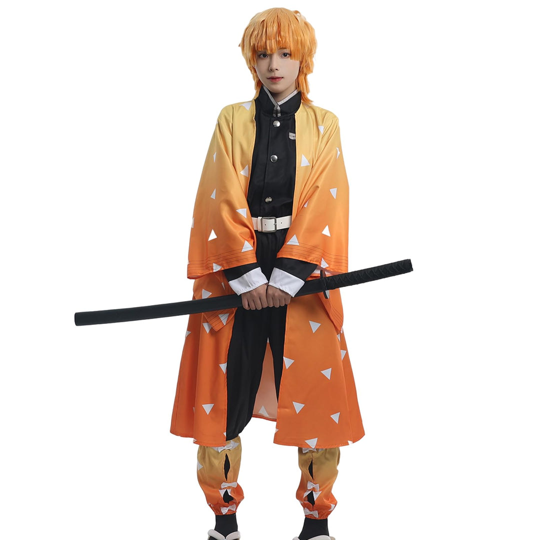 CR ROLECOS Demon Kanroji Mitsuri Cosplay Kostüm Tanjirou Giyuu Vollständiger Kostüm Anime Tokitou Mu