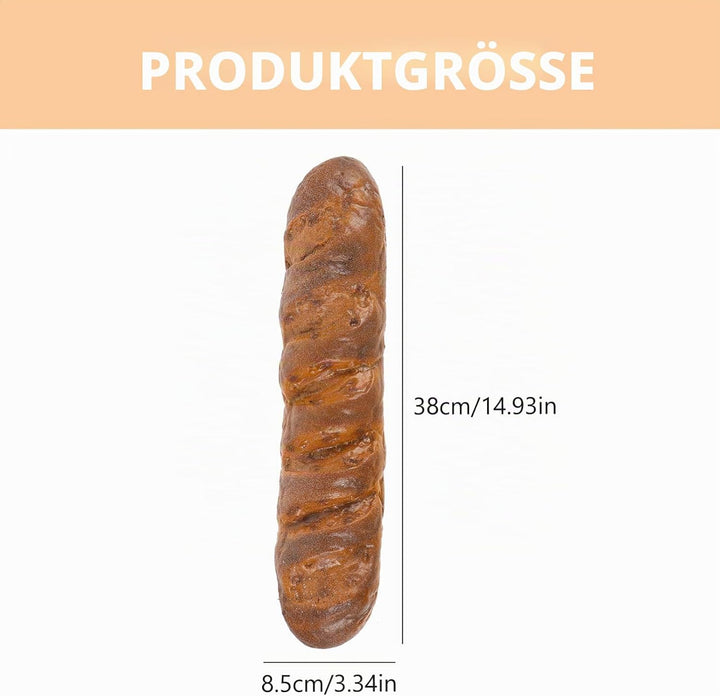 VOSAREA 1 Stück Künstliches Brot, Künstliche Lebensmittel Dekoration, Brot Modell Bäckerei Realistis