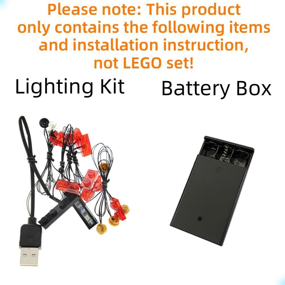 GEAMENT LED Licht-Set Kompatibel mit Lego Ninja-Flugsegler Spielset (Destiny's Bounty) - Beleuchtung