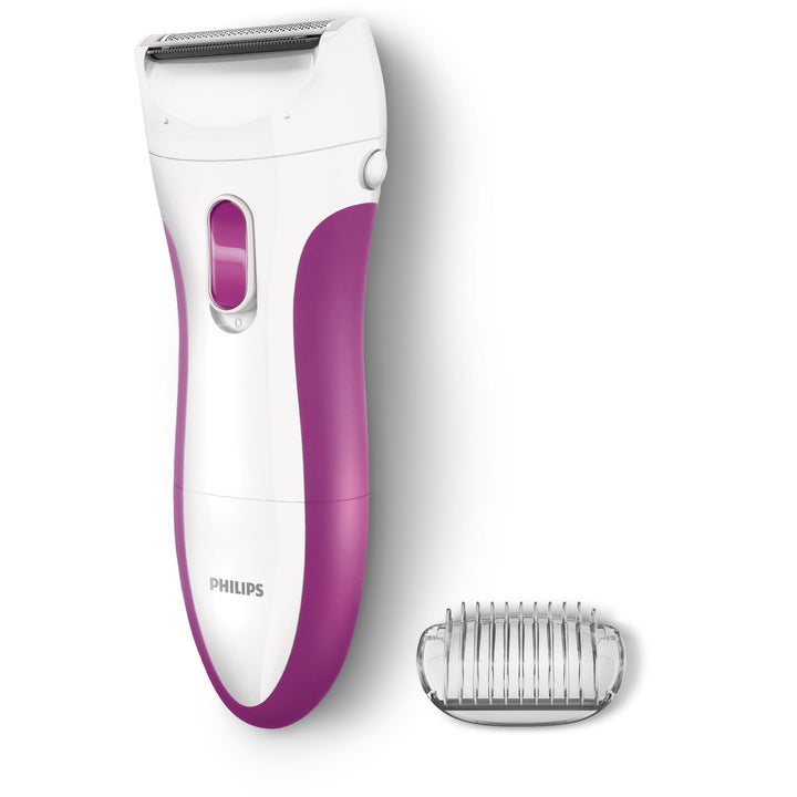Philips Rasierer Ladyshave Wet & Dry HP6341/00 – Elektrischer, kabelloser Damenrasierer für Achseln,