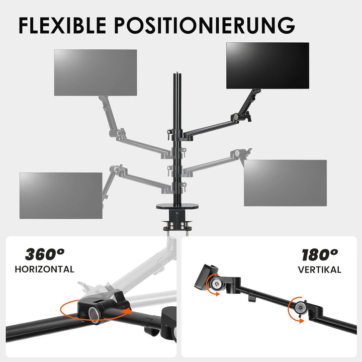 TARION Titanrig Arm Module X: Kamera Tischstativ Overhead Stativ Tischhalterung Klemmstativ Flexibel
