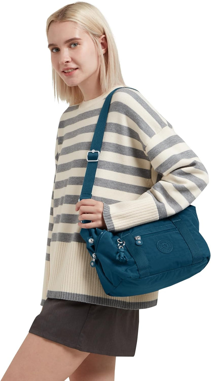 Kipling Unisex's Art Mini Luggage-Messenger Bag, Cosmic Emerald, One Size, Cosmic Emerald