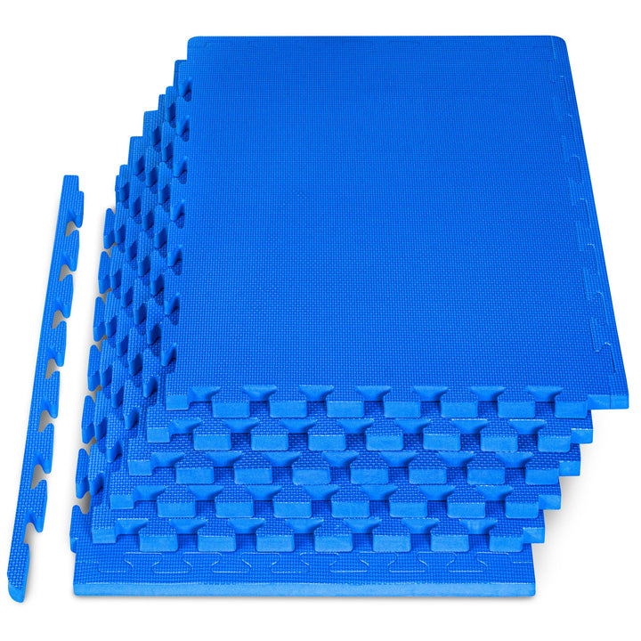 ProsourceFit Extra Thick Puzzle Exercise Mat ¾” and 1", EVA Foam Interlocking Tiles for Protective,
