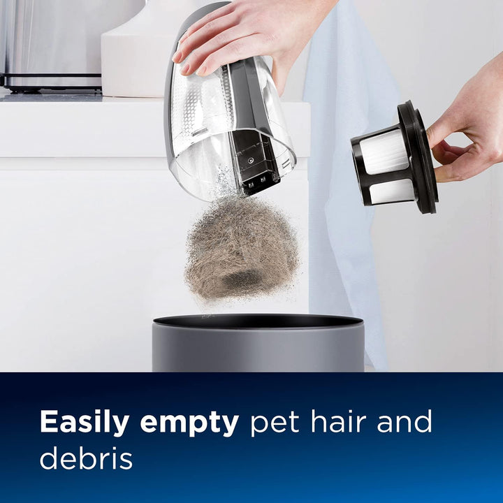 Bissell Pet Hair Eraser | Kabelloser Handstaubsauger | Rotierende Bürstenrolle | 14.4V | Bekämpft Ti