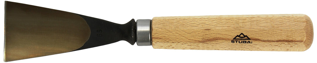 STUBAI Stemmeisen Stechbeitel Serie 52 - Form 66 | Schweizer Messer Form E 50 mm, mit Holzgriff, zum