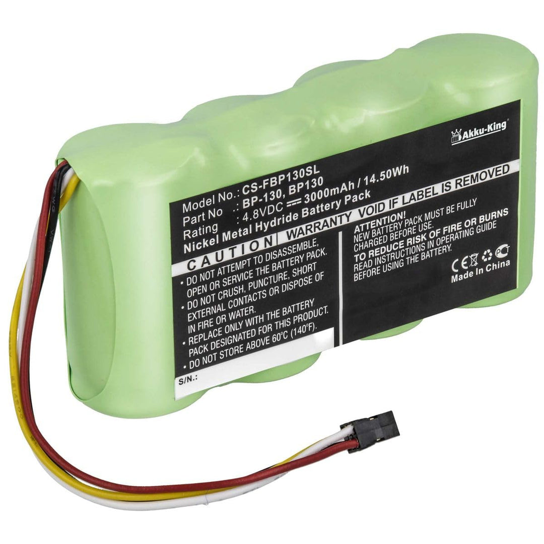 Akku-King Akku kompatibel mit Fluke BP130 - NI-Mh 3000mAh - für Fluke ScopeMeter 123, ScopeMeter 123