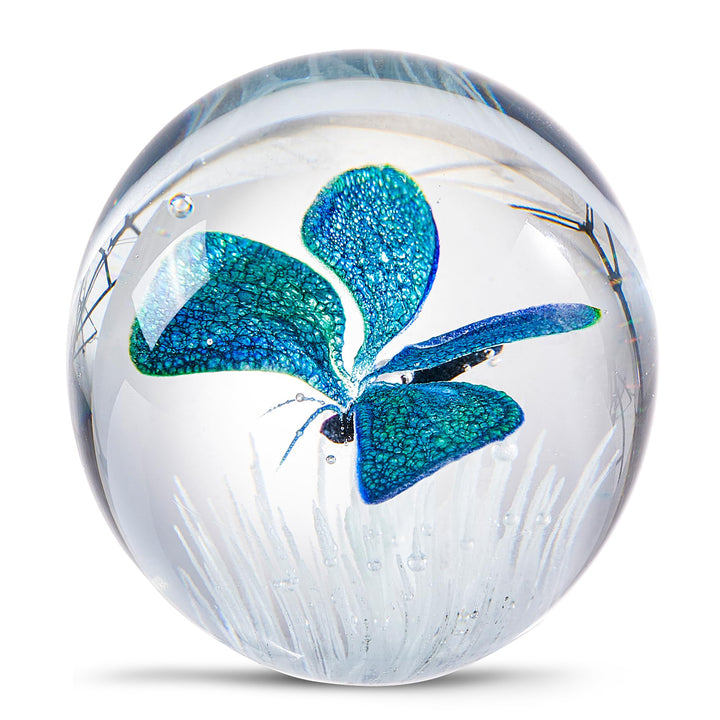 Briefbeschwerer aus mundgeblasenem Glas, Schmetterlingsfiguren, Briefbeschwerer, Geburtstagsgeschenk