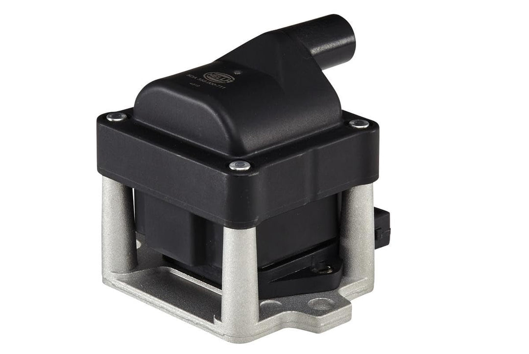 HELLA 5DA 358 000-711 Zündspule - 12V - 6-polig - Verteilerzündspule - geschraubt