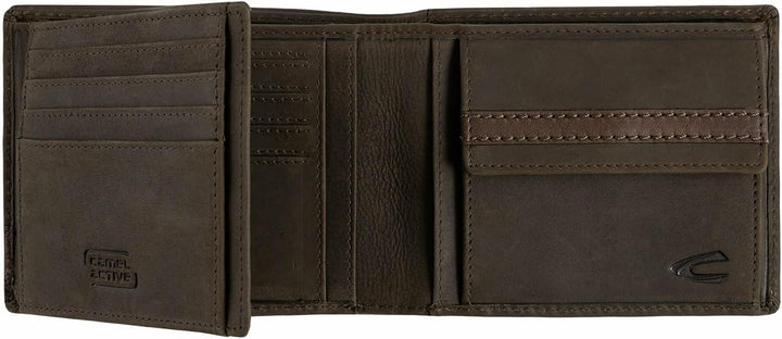 Camel Active Taipeh Herren Geldbörse Querformat Brown 000789, Brown 000789