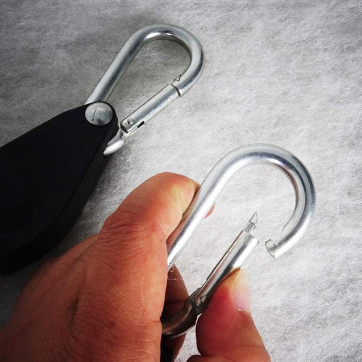 Verstellbarer Seil Ratsche, 2 Paar Seilratsche mit Haken, Aufhängen Seil Ratsche,150lb Seil Ratsche