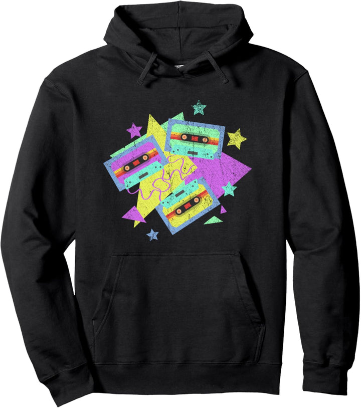 Retro Kassette 1980er Geschenk Vintage Achtziger Pullover Hoodie