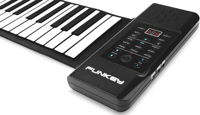 Funkey RP-88A Rollpiano (88 Tasten, Aufnahmefunktion, MIDI, 128 Sounds, 128 Rhythmen, 14 Demo Songs,