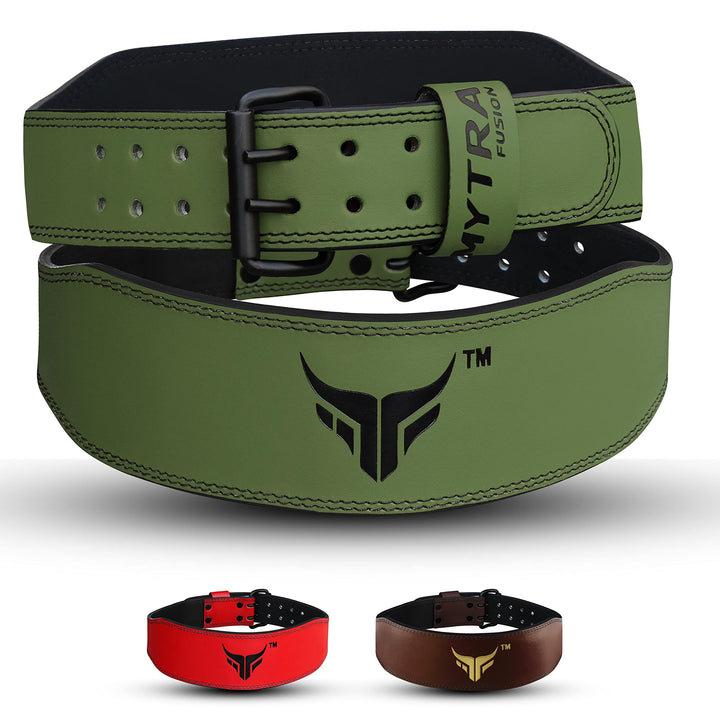 Mytra Fusion Gym Belt 4 Zoll Gewichthebergürtel Ideal für Workout, Powerlifting, Rückenstütze Frauen