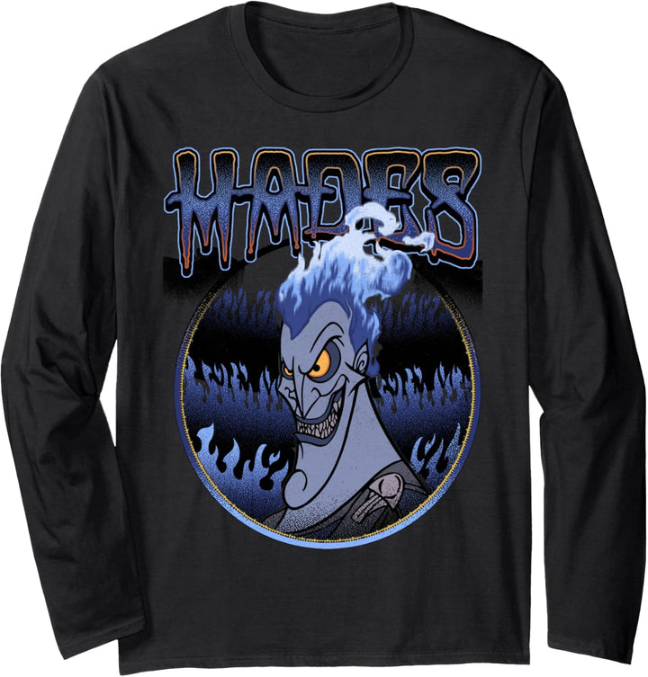 Disney Hercules Hades Circle Portrait Langarmshirt