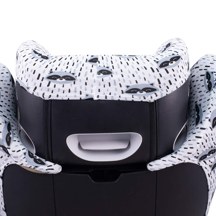 JYOKO Kids Bezug für Autositz Kompatibel mit Cybex Solution M und Pallas B - Fix (Raccoon), RACCOON