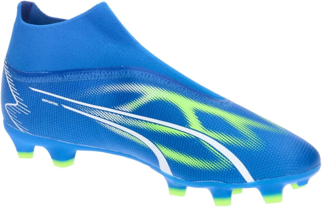 PUMA Herren Ultra Match+ Ll Fg/Ag Fussballschuh 43 EU Ultra Blue Puma White Pro Grün, 43 EU Ultra Bl