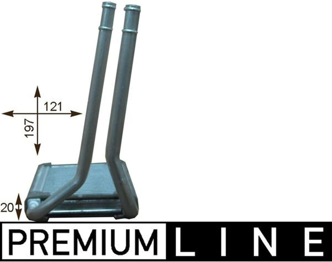 MAHLE AH 201 000P Innenraum-Wärmetauscher BEHR PREMIUM LINE