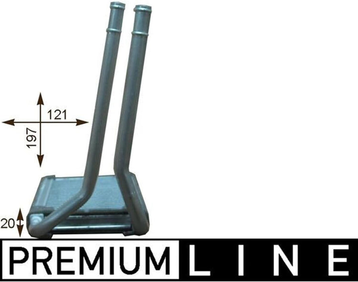 MAHLE AH 201 000P Innenraum-Wärmetauscher BEHR PREMIUM LINE