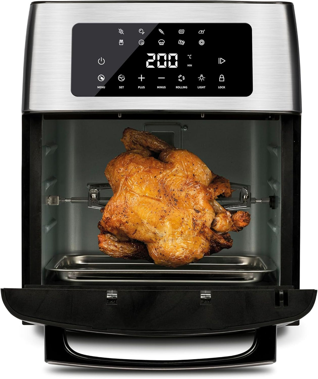 G3 Ferrari G10182 Heissluftfritteuse & Airfryer-Ofen "Friggisano EVO 15L", 1700 W, 15 L, 10 Programm