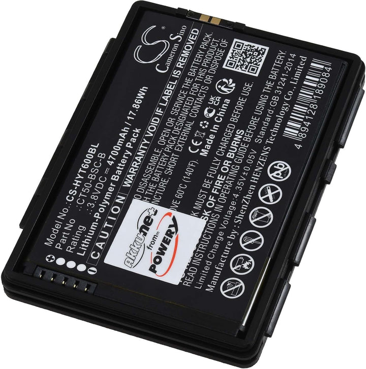 Akku kompatibel mit Honeywell Typ CT50-BSC-B, 3,8V, Li-Polymer