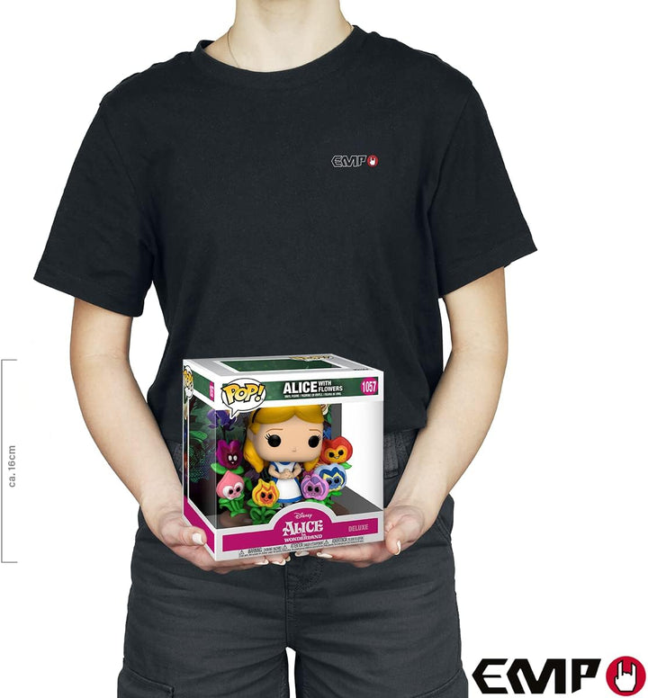 Funko Pop! Deluxe: Alice 70th– Alice mit Flowers - Alice in Wonderland - Vinyl-Sammelfigur - Geschen